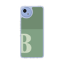 スリムプロテクションケース［ オリジナル - initial two tone - B green ］