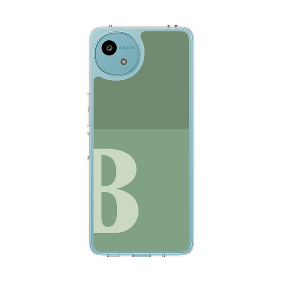 スリムプロテクションケース［ オリジナル - initial two tone - B green ］