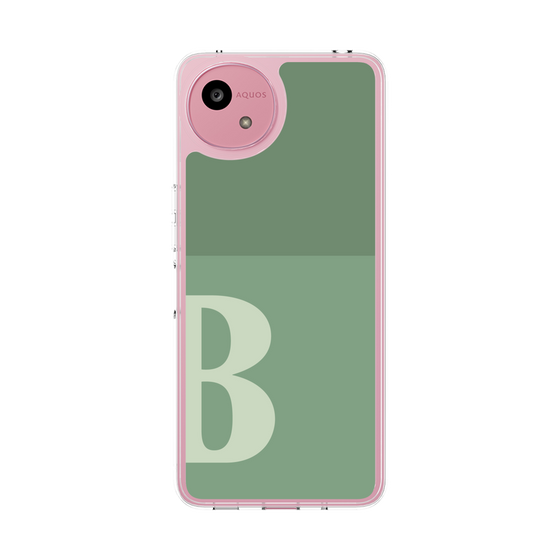 スリムプロテクションケース［ オリジナル - initial two tone - B green ］