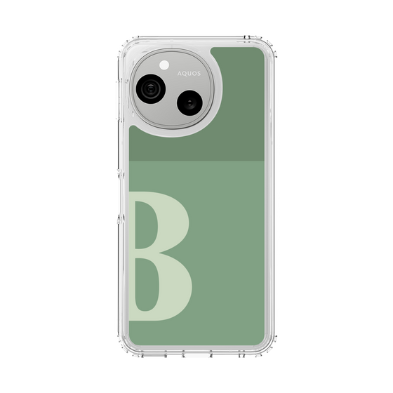 スリムプロテクションケース［ オリジナル - initial two tone - B green ］