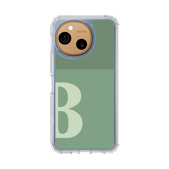 スリムプロテクションケース［ オリジナル - initial two tone - B green ］