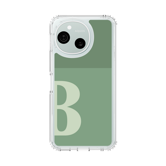 スリムプロテクションケース［ オリジナル - initial two tone - B green ］