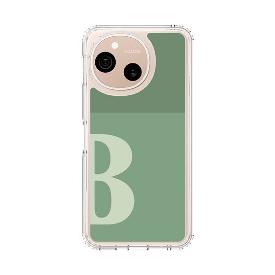 スリムプロテクションケース［ オリジナル - initial two tone - B green ］