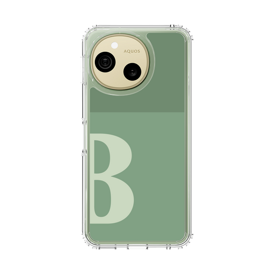 スリムプロテクションケース［ オリジナル - initial two tone - B green ］