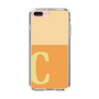 スリムプロテクションケース［ オリジナル - initial two tone - C orange ］