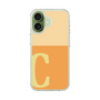 スリムプロテクションケース［ オリジナル - initial two tone - C orange ］