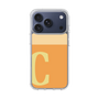 スリムプロテクションケース［ オリジナル - initial two tone - C orange ］