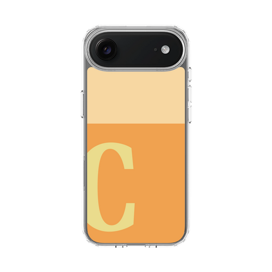 スリムプロテクションケース［ オリジナル - initial two tone - C orange ］