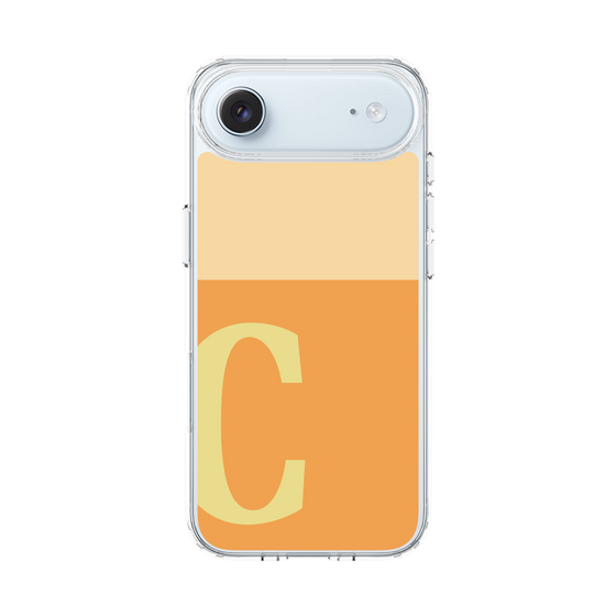 スリムプロテクションケース［ オリジナル - initial two tone - C orange ］