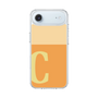 スリムプロテクションケース［ オリジナル - initial two tone - C orange ］