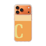 スリムプロテクションケース［ オリジナル - initial two tone - C orange ］