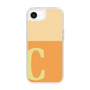スリムプロテクションケース［ オリジナル - initial two tone - C orange ］