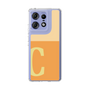 スリムプロテクションケース［ オリジナル - initial two tone - C orange ］