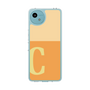 スリムプロテクションケース［ オリジナル - initial two tone - C orange ］