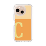 スリムプロテクションケース［ オリジナル - initial two tone - C orange ］