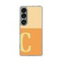 スリムプロテクションケース［ オリジナル - initial two tone - C orange ］