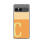 スリムプロテクションケース［ オリジナル - initial two tone - C orange ］