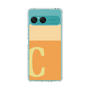 スリムプロテクションケース［ オリジナル - initial two tone - C orange ］