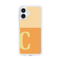 スリムプロテクションケース［ オリジナル - initial two tone - C orange ］