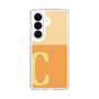 スリムプロテクションケース［ オリジナル - initial two tone - C orange ］