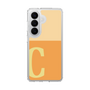 スリムプロテクションケース［ オリジナル - initial two tone - C orange ］