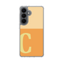 スリムプロテクションケース［ オリジナル - initial two tone - C orange ］