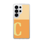 スリムプロテクションケース［ オリジナル - initial two tone - C orange ］