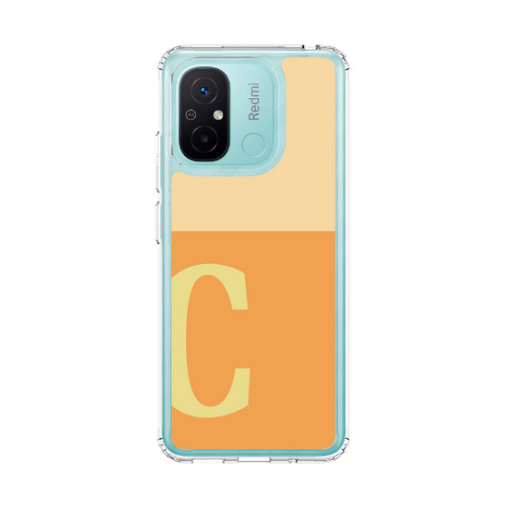 スリムプロテクションケース［ オリジナル - initial two tone - C orange ］