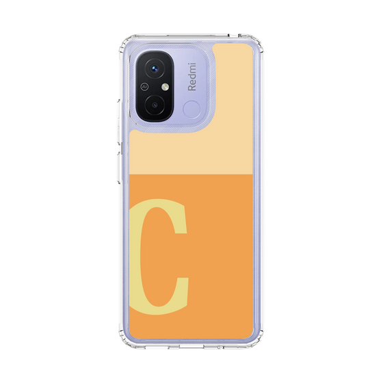 スリムプロテクションケース［ オリジナル - initial two tone - C orange ］