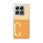 スリムプロテクションケース［ オリジナル - initial two tone - C orange ］