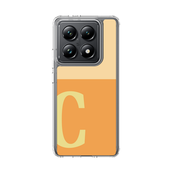 スリムプロテクションケース［ オリジナル - initial two tone - C orange ］