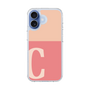 スリムプロテクションケース［ オリジナル - initial two tone - C pink ］
