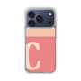 スリムプロテクションケース［ オリジナル - initial two tone - C pink ］