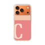 スリムプロテクションケース［ オリジナル - initial two tone - C pink ］