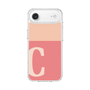 スリムプロテクションケース［ オリジナル - initial two tone - C pink ］