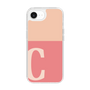 スリムプロテクションケース［ オリジナル - initial two tone - C pink ］
