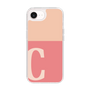 スリムプロテクションケース［ オリジナル - initial two tone - C pink ］