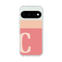 スリムプロテクションケース［ オリジナル - initial two tone - C pink ］