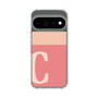 スリムプロテクションケース［ オリジナル - initial two tone - C pink ］