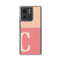 スリムプロテクションケース［ オリジナル - initial two tone - C pink ］