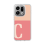 スリムプロテクションケース［ オリジナル - initial two tone - C pink ］