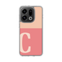 スリムプロテクションケース［ オリジナル - initial two tone - C pink ］