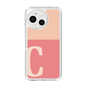 スリムプロテクションケース［ オリジナル - initial two tone - C pink ］