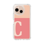 スリムプロテクションケース［ オリジナル - initial two tone - C pink ］