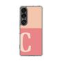 スリムプロテクションケース［ オリジナル - initial two tone - C pink ］