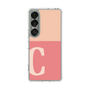 スリムプロテクションケース［ オリジナル - initial two tone - C pink ］