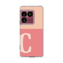 スリムプロテクションケース［ オリジナル - initial two tone - C pink ］