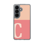スリムプロテクションケース［ オリジナル - initial two tone - C pink ］
