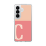 スリムプロテクションケース［ オリジナル - initial two tone - C pink ］
