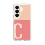 スリムプロテクションケース［ オリジナル - initial two tone - C pink ］